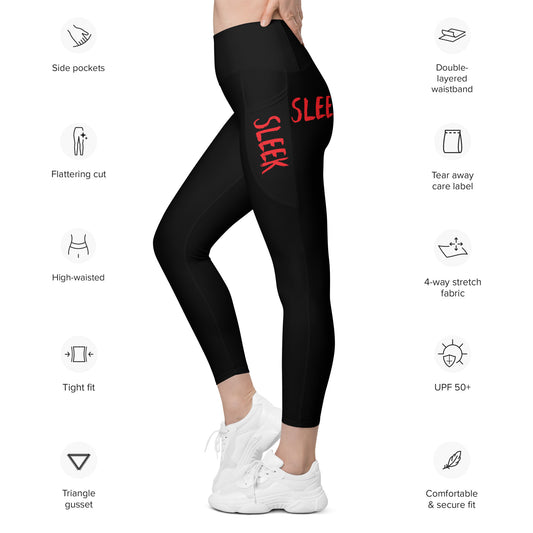 Meet Chad Leggings With Pockets - Sleek Edition