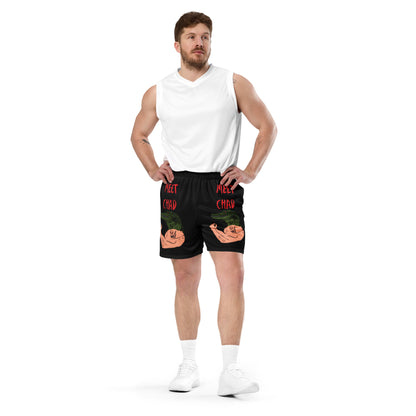 Meet Chad Recycled Unisex Mesh Shorts