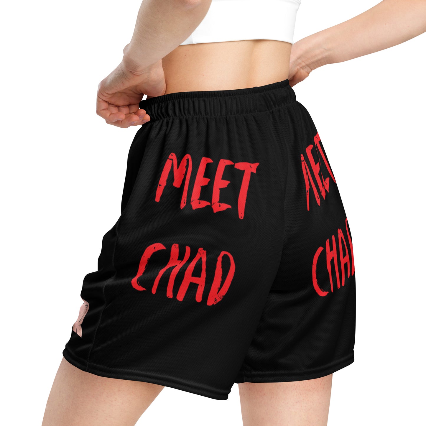 Meet Chad Recycled Unisex Mesh Shorts