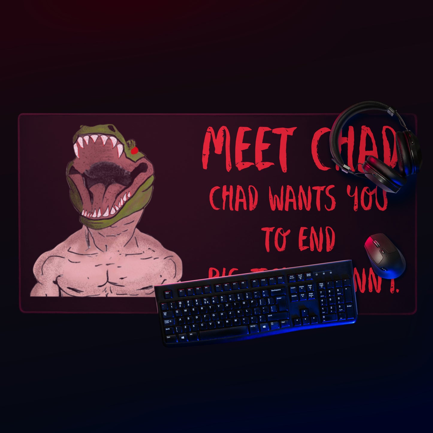 Meet Chad Gaming Mouse Pad